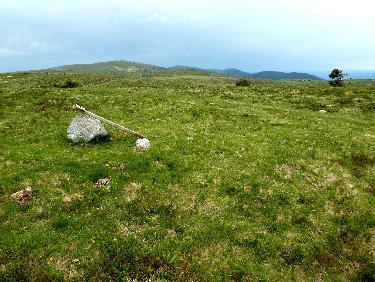 Au sommet du Puy Gros, avec au fond Pierre-sur-Haute, Monthiallier, ChouvÃ©