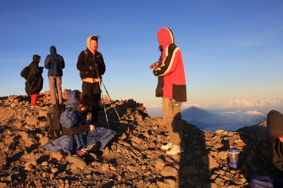sommet du rinjani