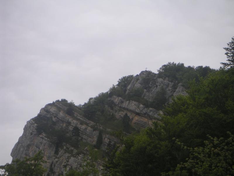 sommet vu d'en dessous