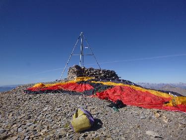 DÃ©collage Sud, juste au sommet 