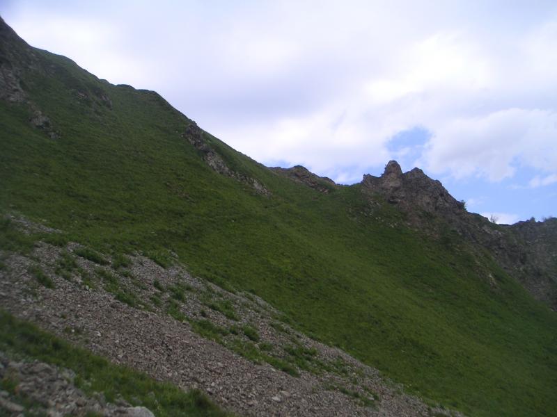 sous la crête des Echarennes