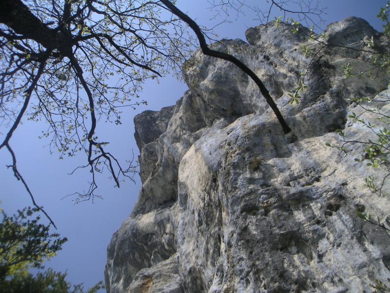 sous le belvédère du Roc Blanc