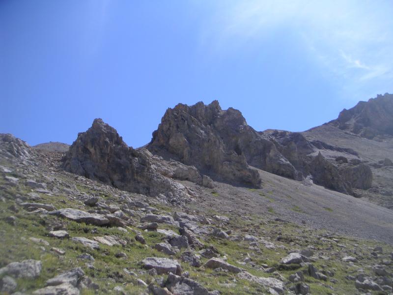 sous le col des 3 Frères Mineurs