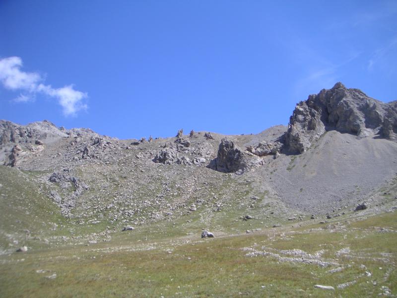 sous le col des 3 Frères Mineurs