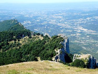 Suite du parcours au NW de Roche Courbe