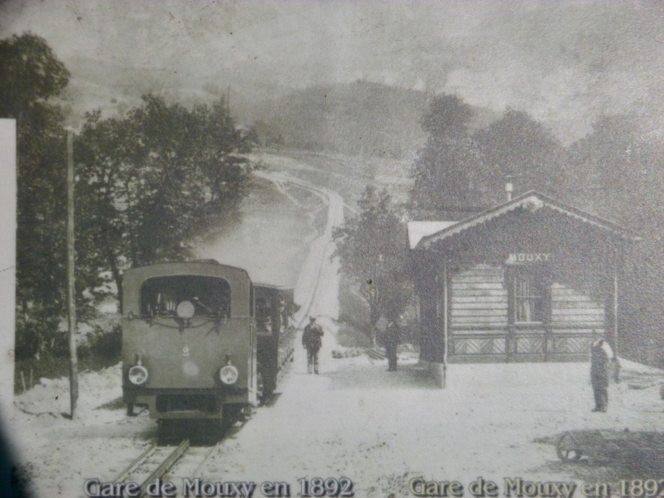 La gare de Mouxy jadis 