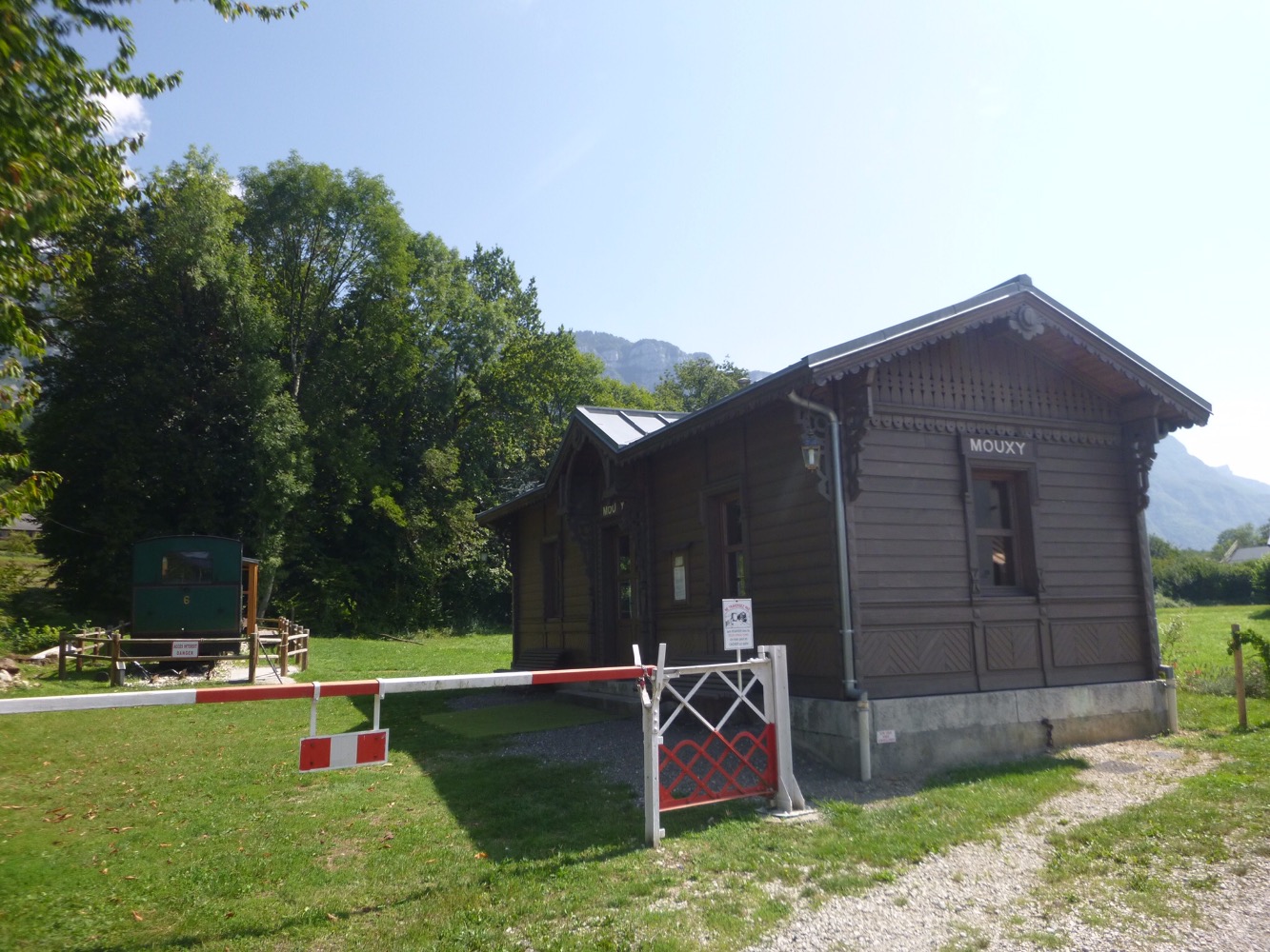 La gare de Mouxy aujourdÂ´ hui 