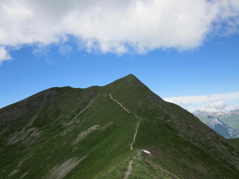 sur l'arête