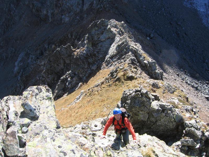 sur l'arête