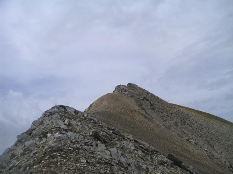 sur la crête