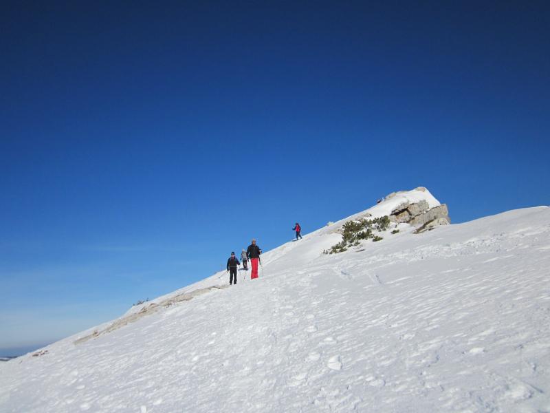 sur la crête
