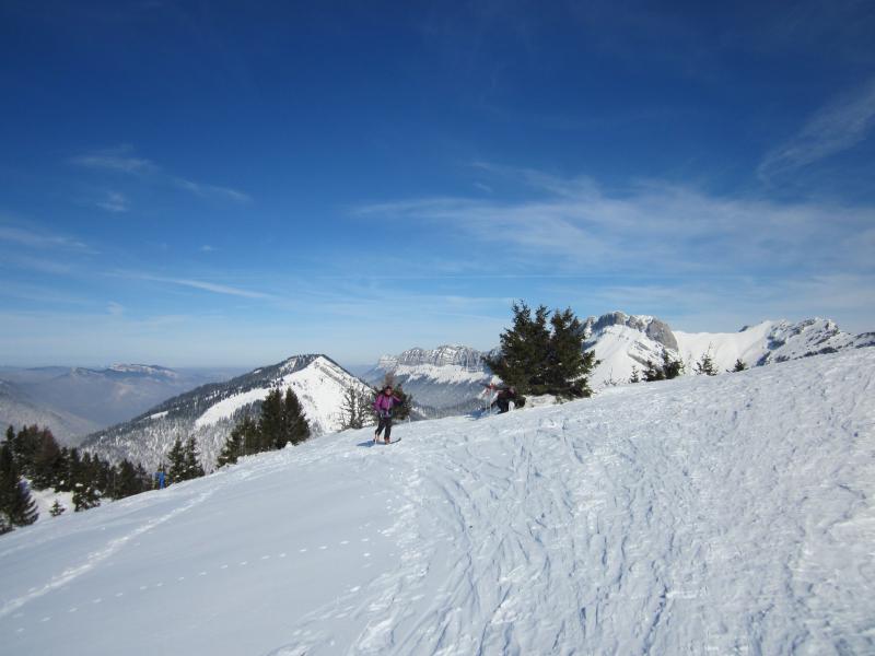 sur la crête
