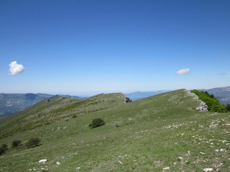 sur la crête