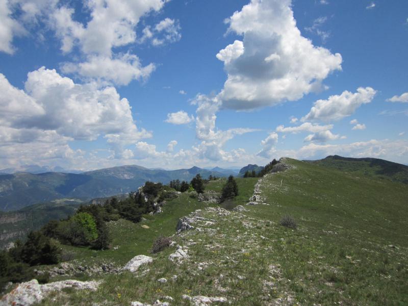 sur la crête