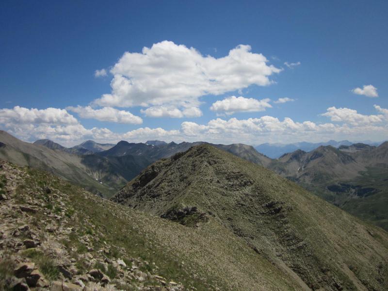 sur la crête