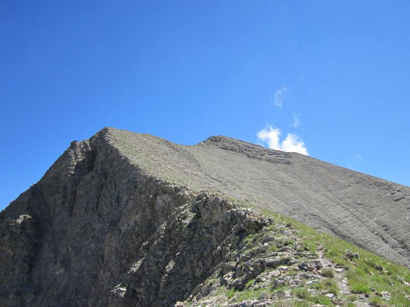 sur la crête