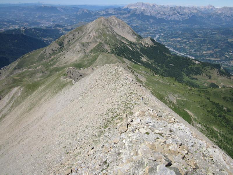sur la crête