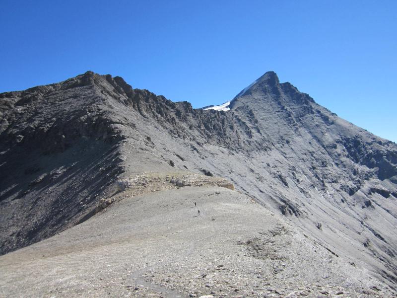 sur la crête