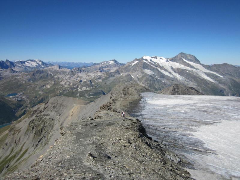 sur la crête