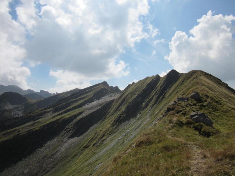 sur la crête