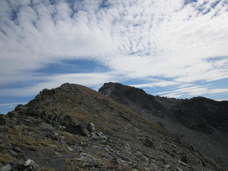 sur la crête