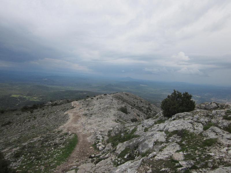 sur la crête