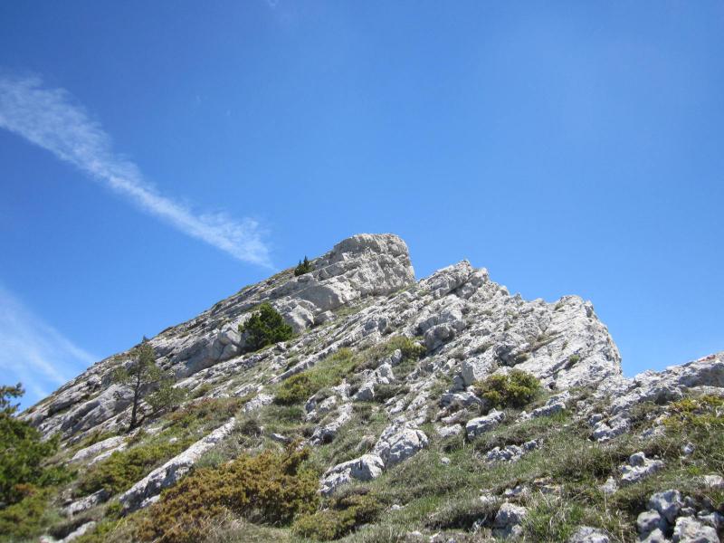sur la crête