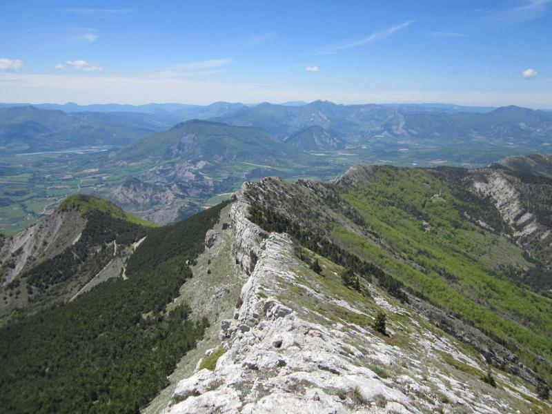 sur la crête
