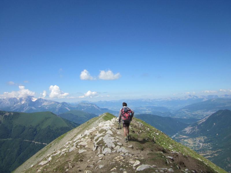 sur la crête