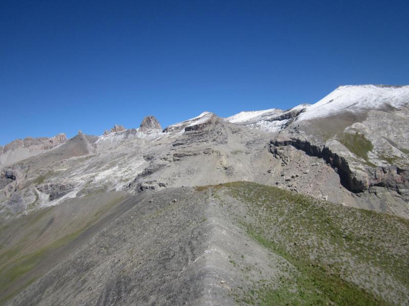sur la crête