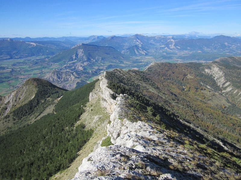 sur la crête