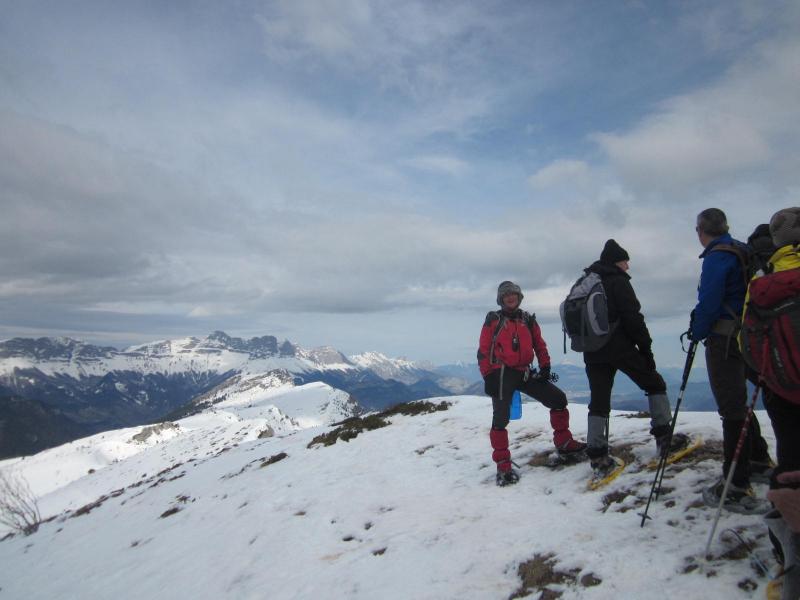 sur la crête