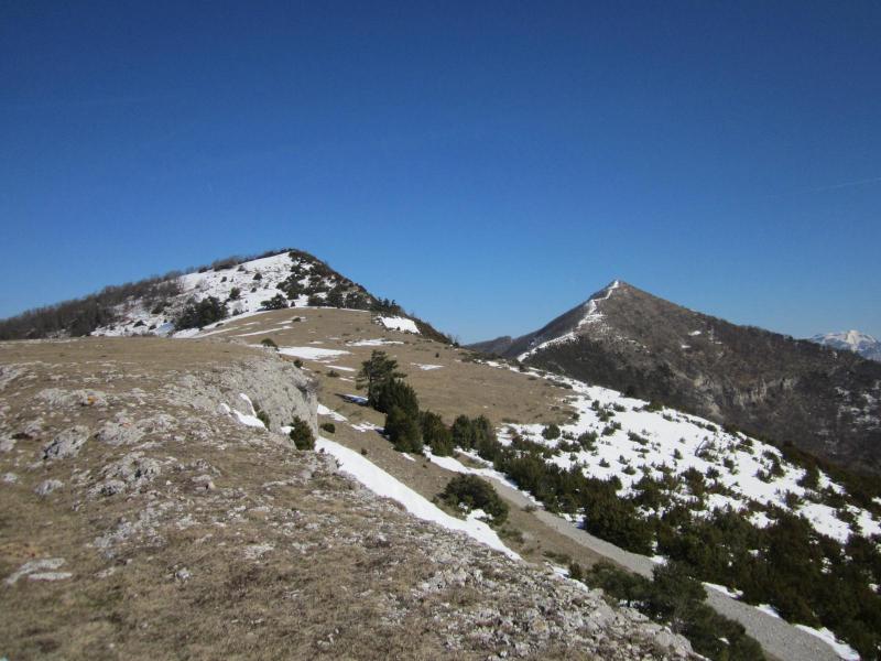 sur la crête