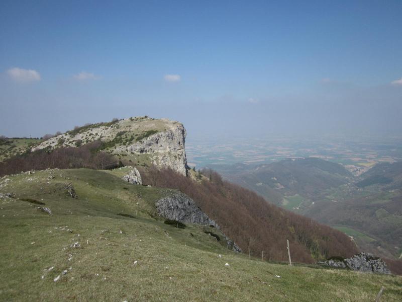 sur la crête