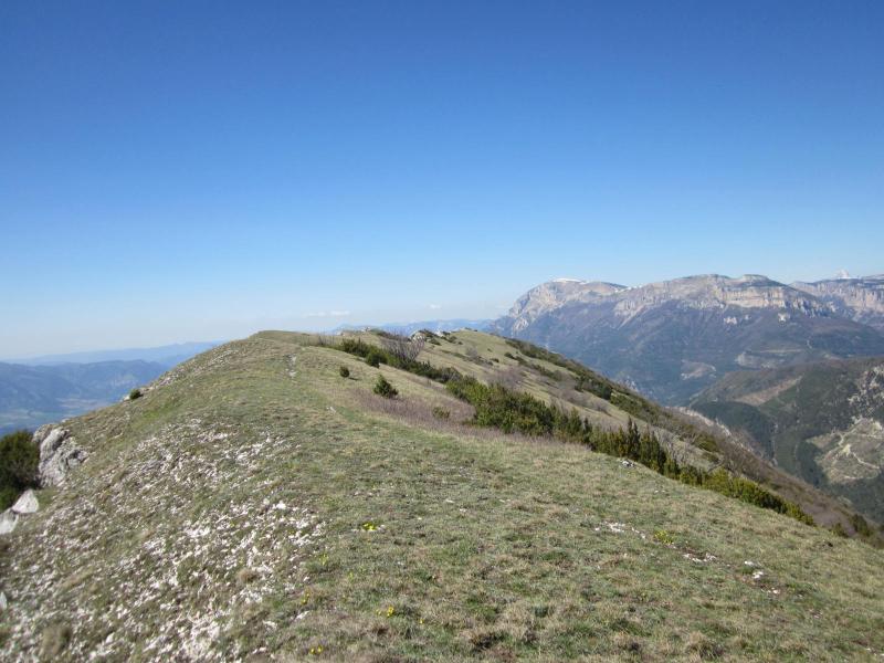 sur la crête