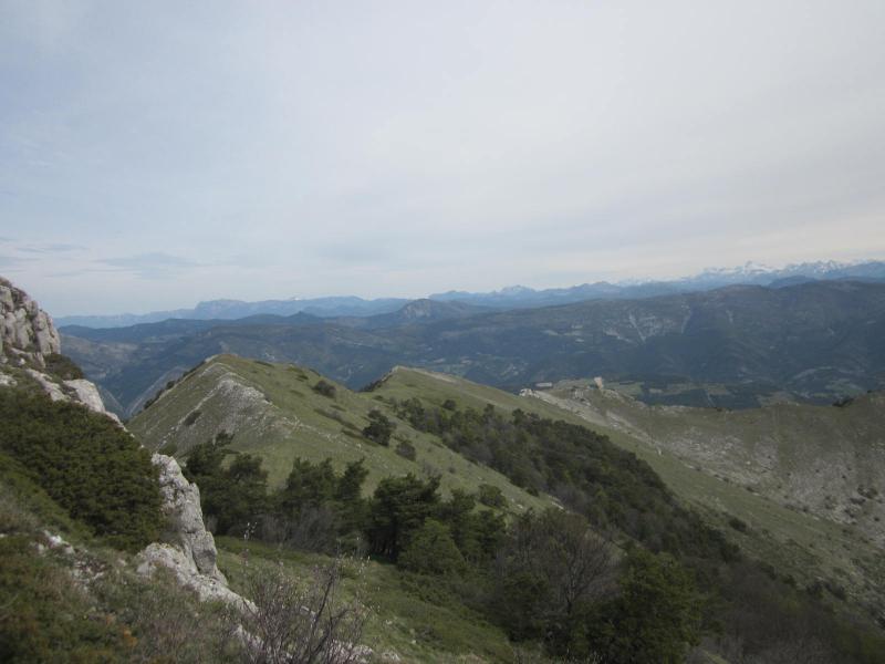 sur la crête