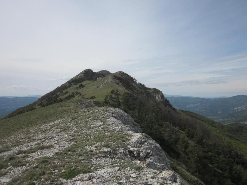 sur la crête