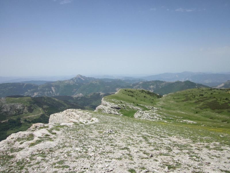 sur la crête