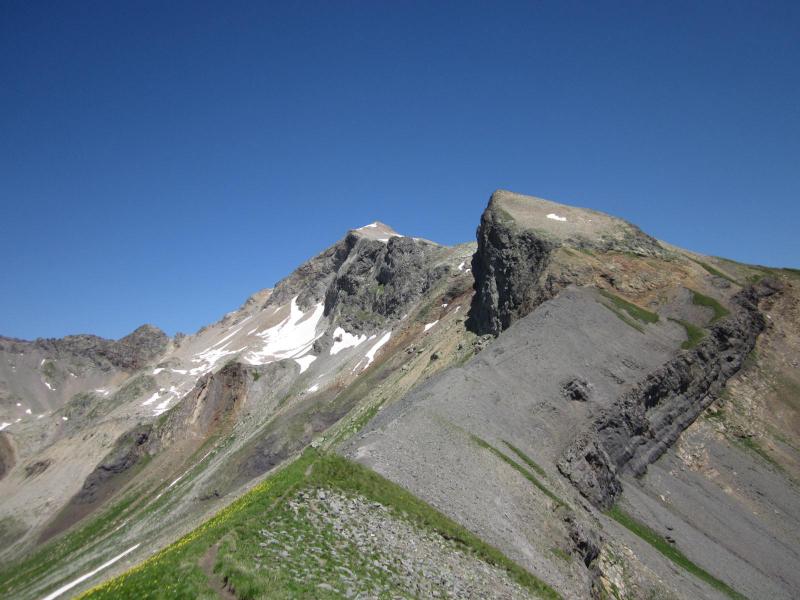 sur la crête