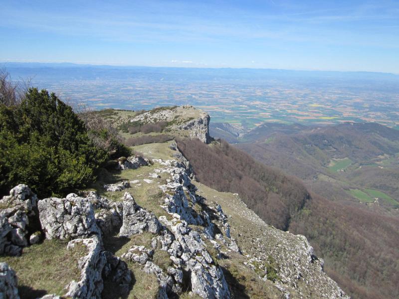 sur la crête