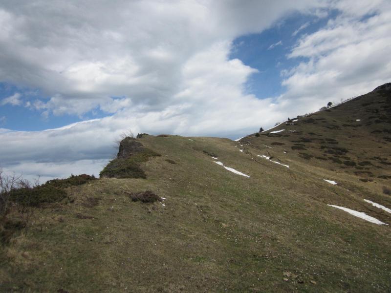 sur la crête