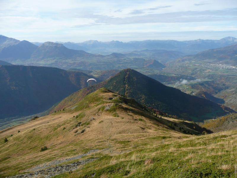 sur la longue épaule