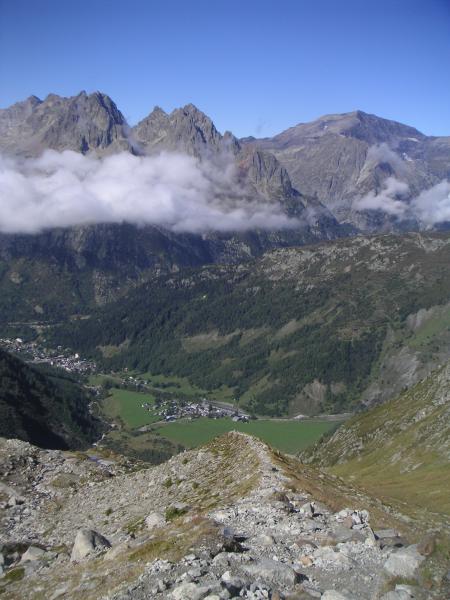 sur la moraine