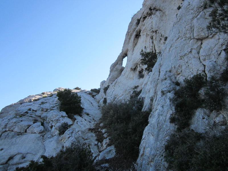 sur le sentier bleu