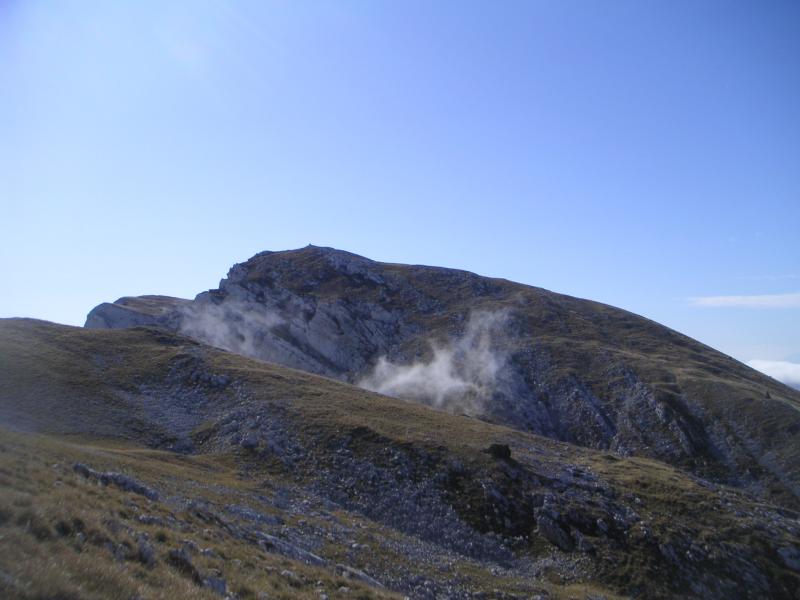 sur les crêtes