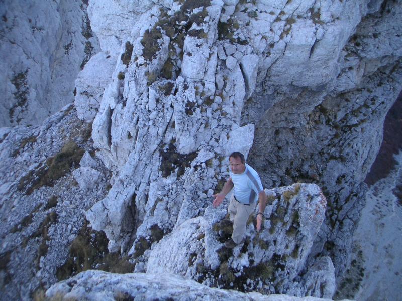 sur les crêtes
