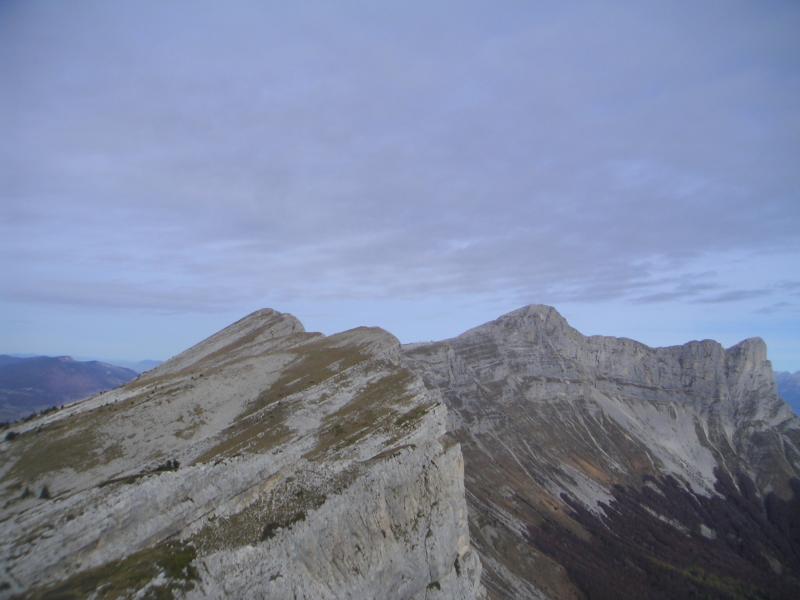 sur les crêtes