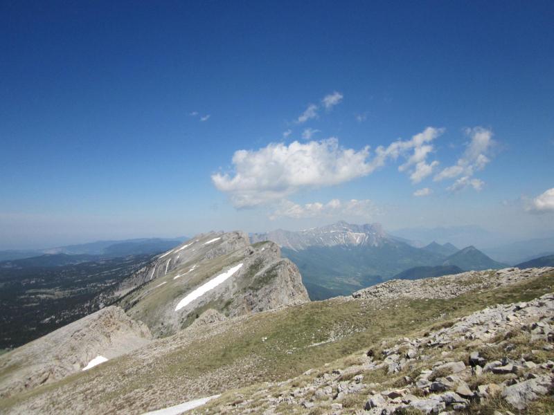 sur les crêtes