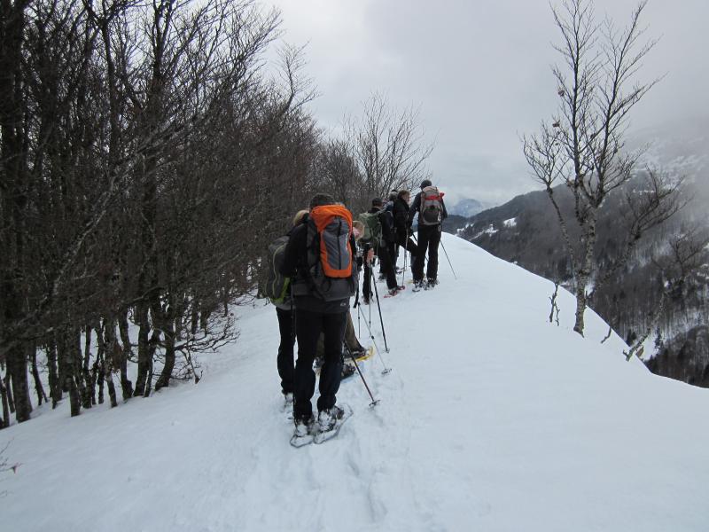 sur les crêtes du Montfred