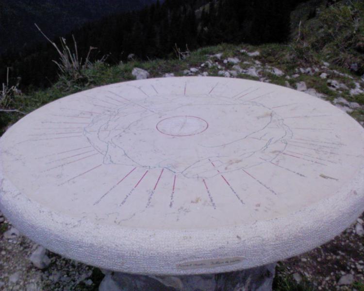 Table d'orientation du Bec de la Scia
